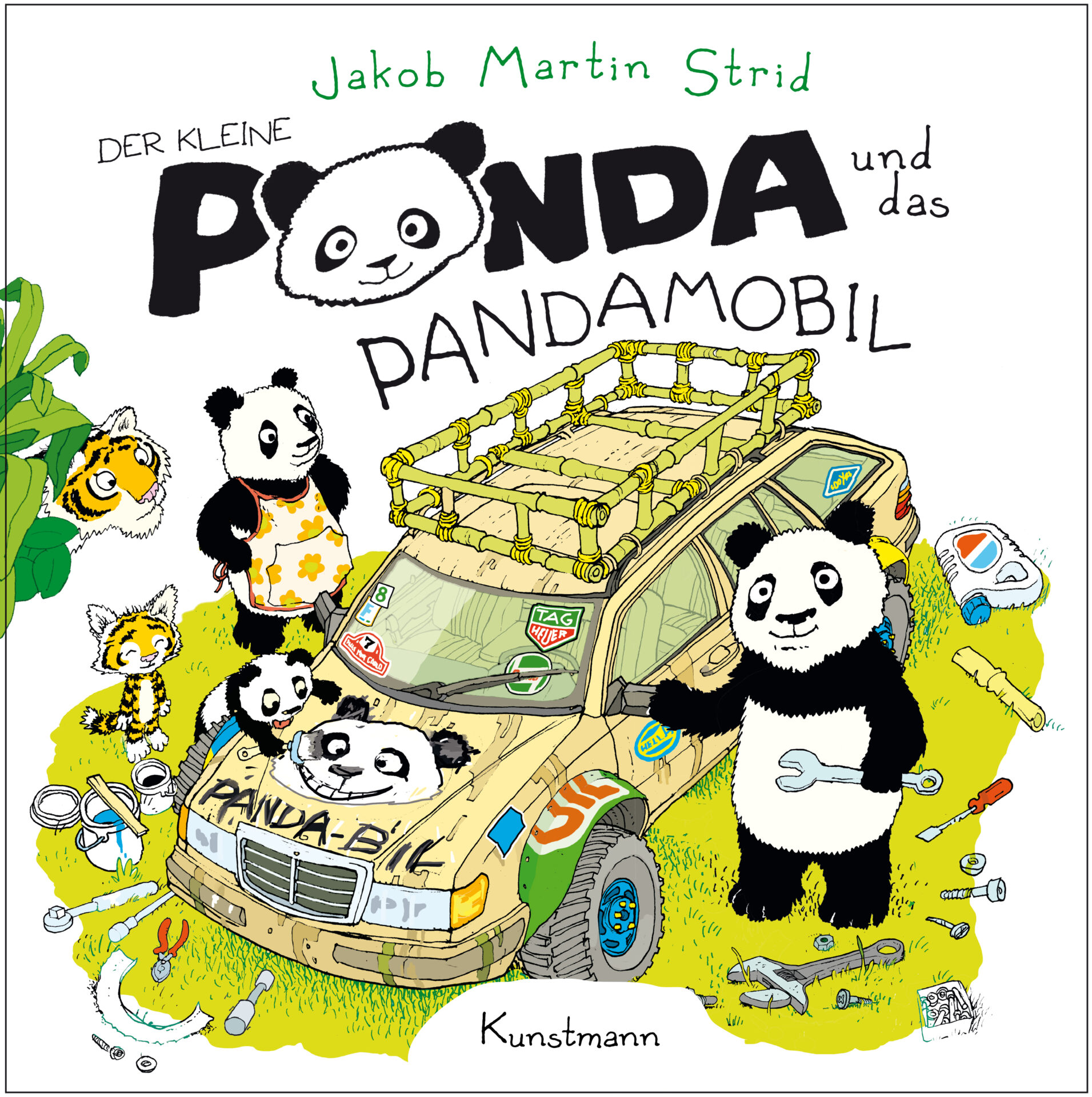 Buch Cover von Der kleine Panda und das Pandamobil