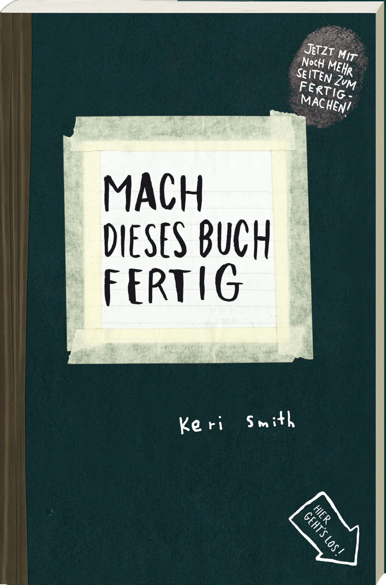 Buch Cover von Mach dieses Buch fertig