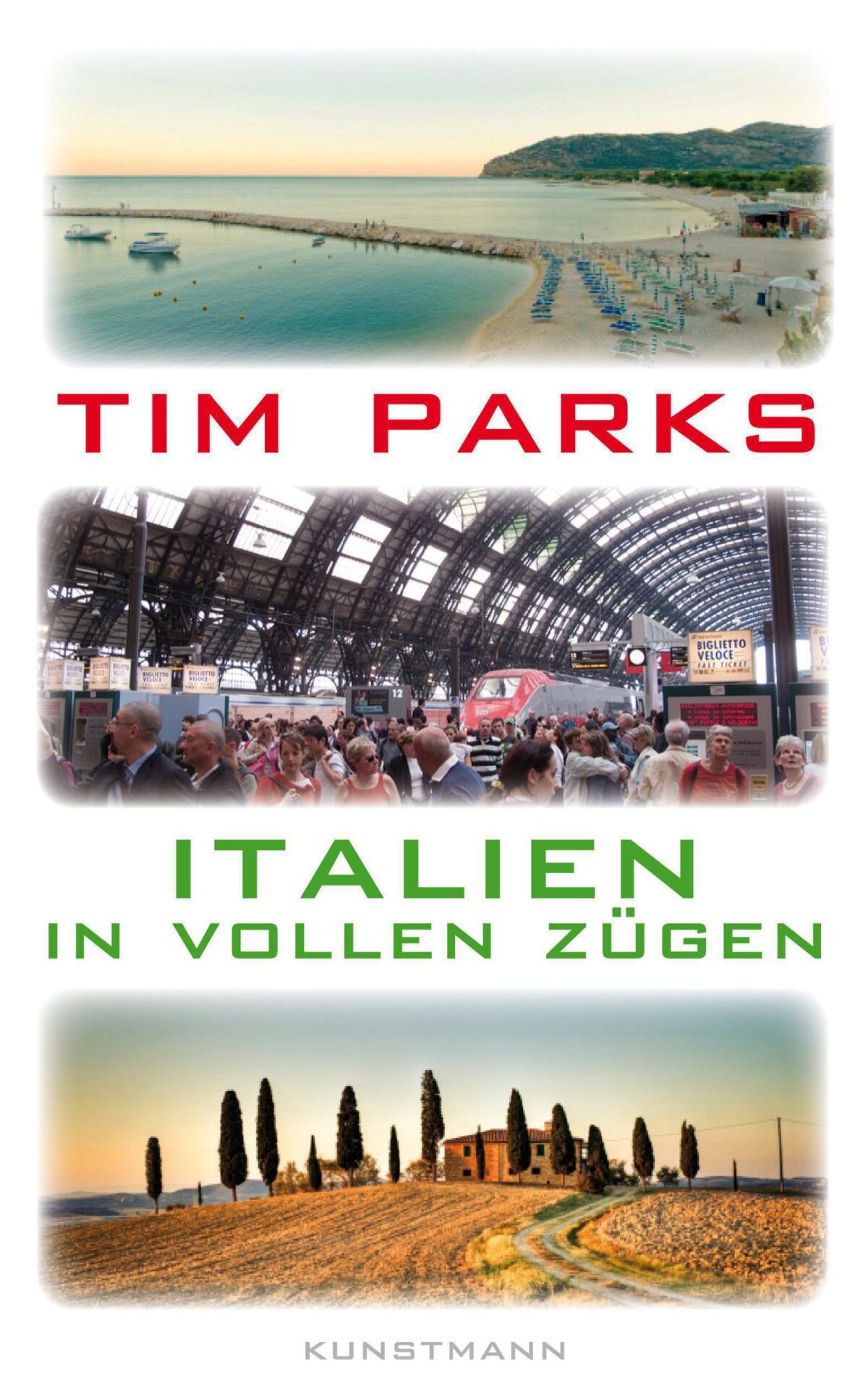 Buch Cover von Italien in vollen Zügen