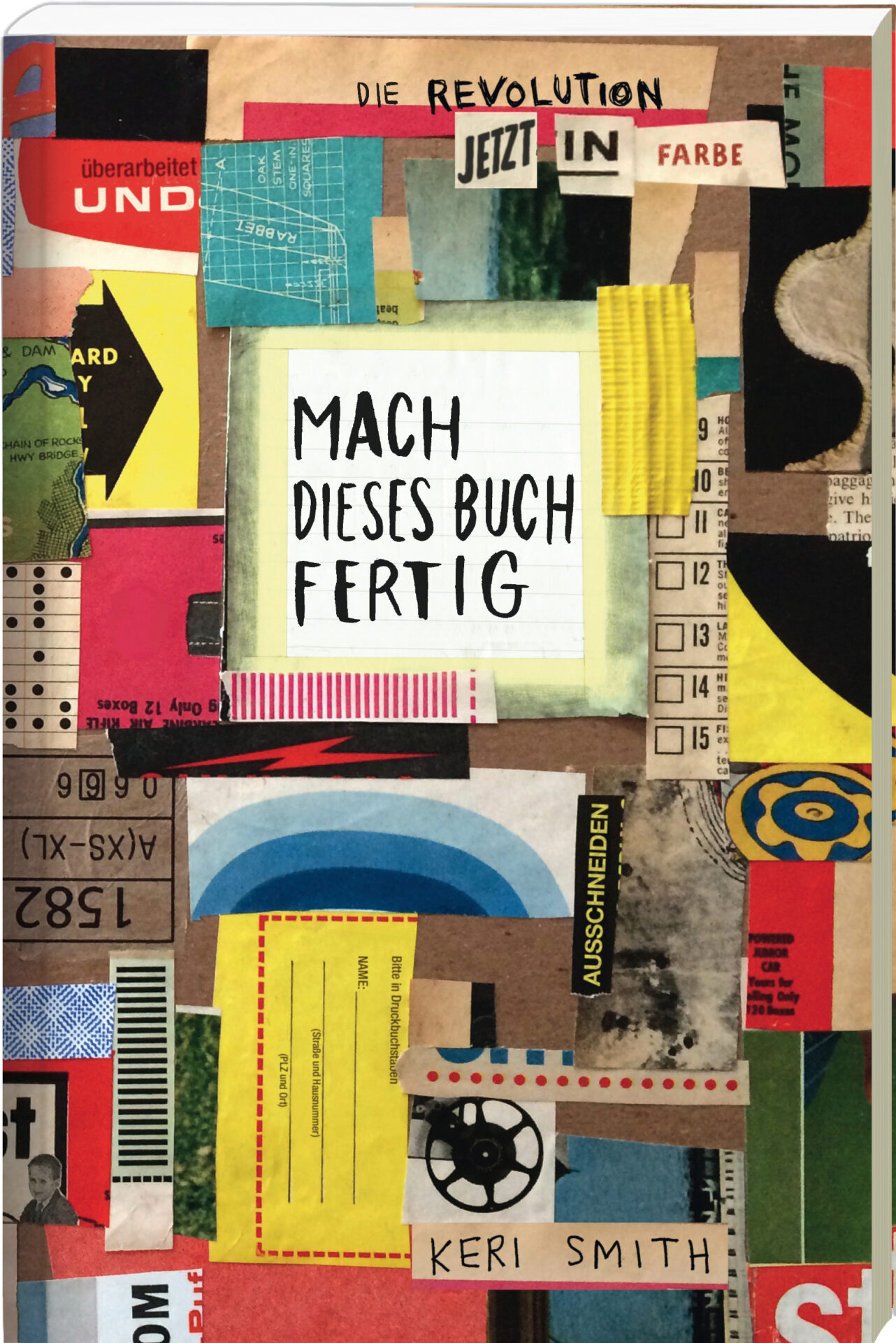 Buch Cover von Mach dieses Buch fertig &#8211; jetzt in Farbe