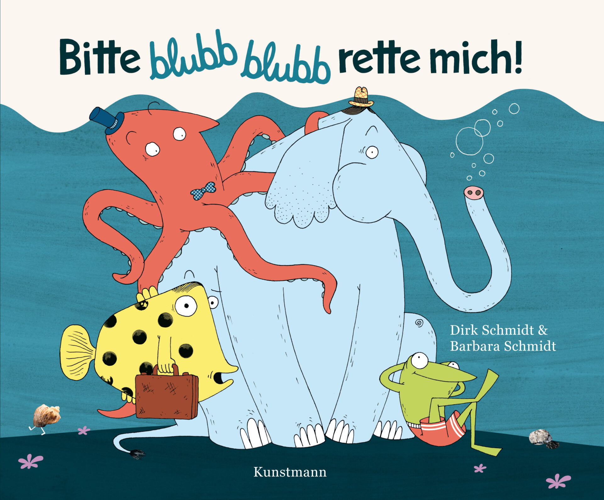 Buch Cover von Bitte blubb blubb rette mich! – Miniformat