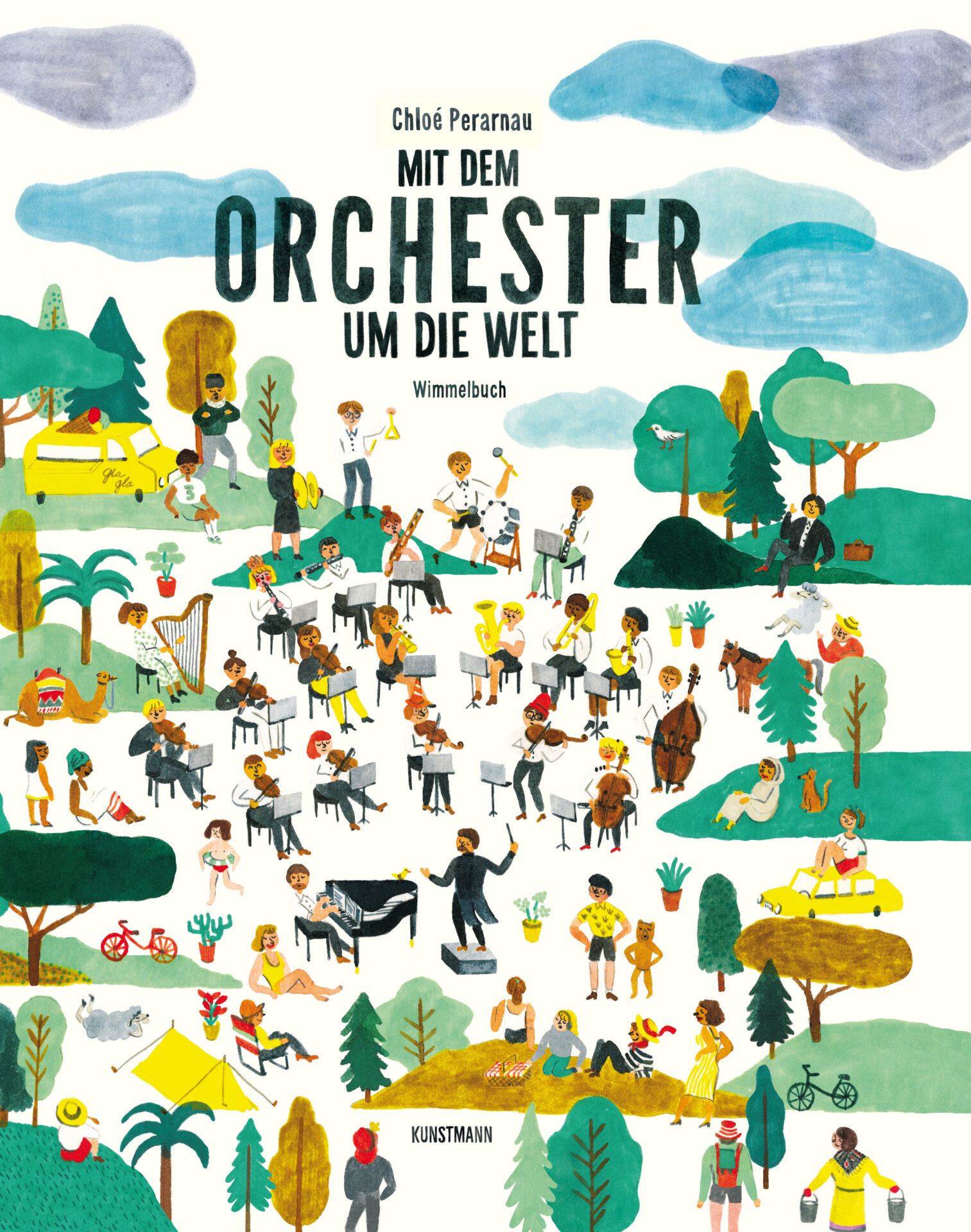 Buch Cover von Mit dem Orchester um die Welt