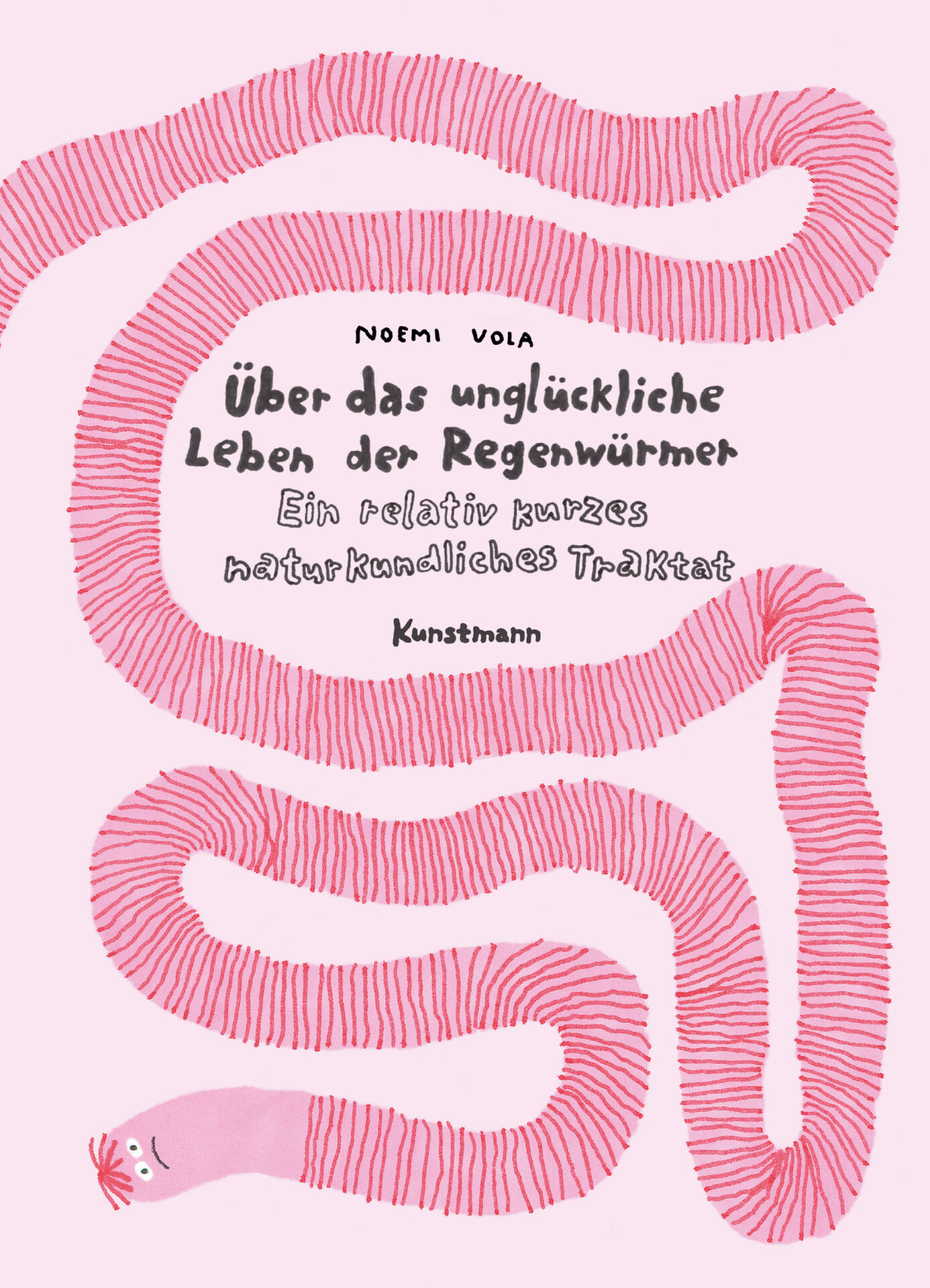 Buch Cover von Über das unglückliche Leben der Regenwürmer